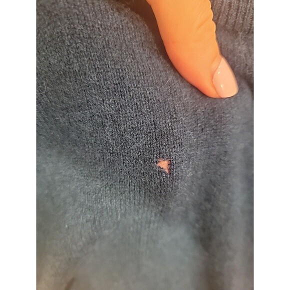 Nadaam 100% Cashmere Crewneck Sweater Women's S Long Sleeve Cozy Soft Blue - Picture 6 of 8